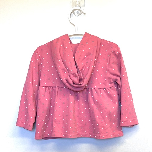 Carter's Pink Zipper Hoodie and Dusty Rose Colored Pants : 18 Months - Picture 3 of 5